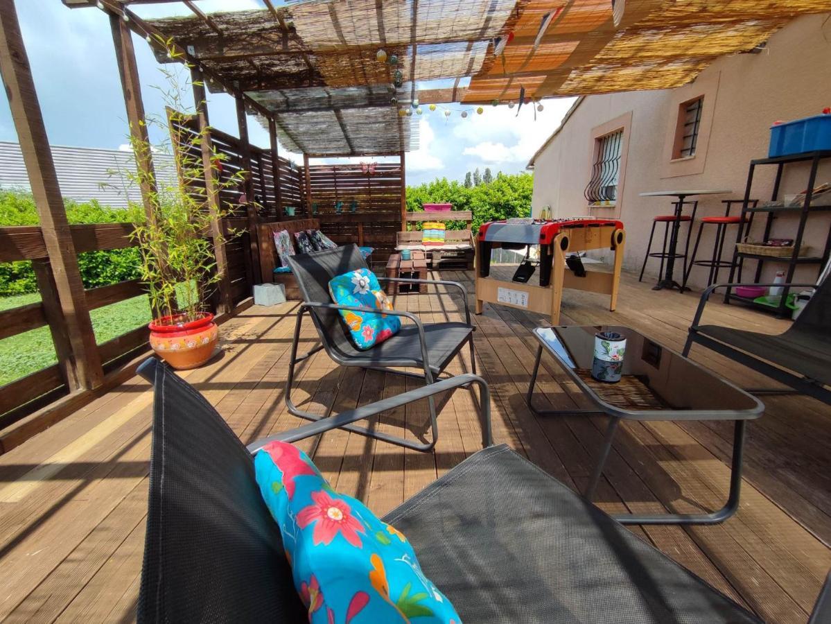 cosy occitan villa renové independante terrasse jardin bien située Carcasona Exterior foto