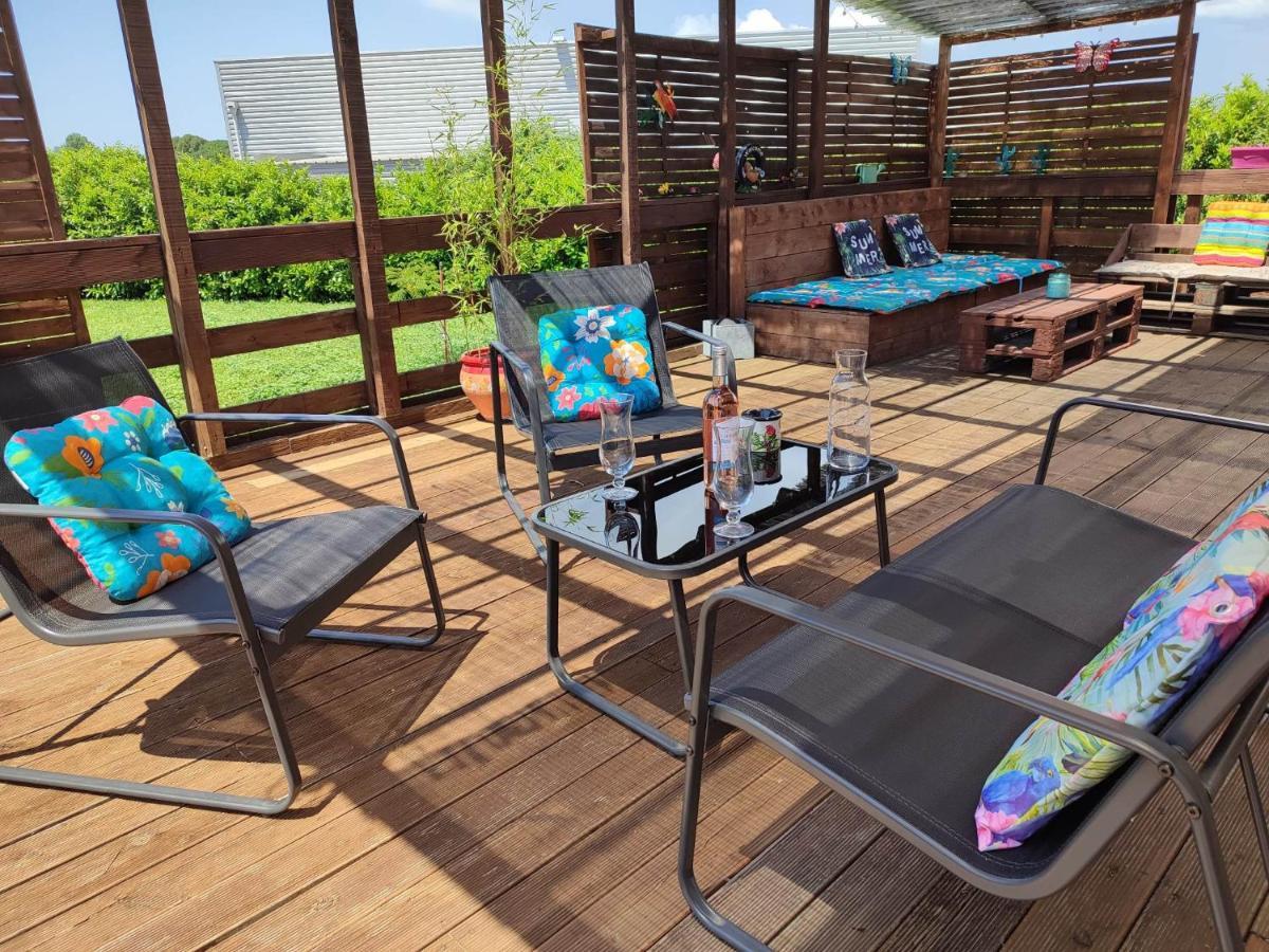 cosy occitan villa renové independante terrasse jardin bien située Carcasona Exterior foto