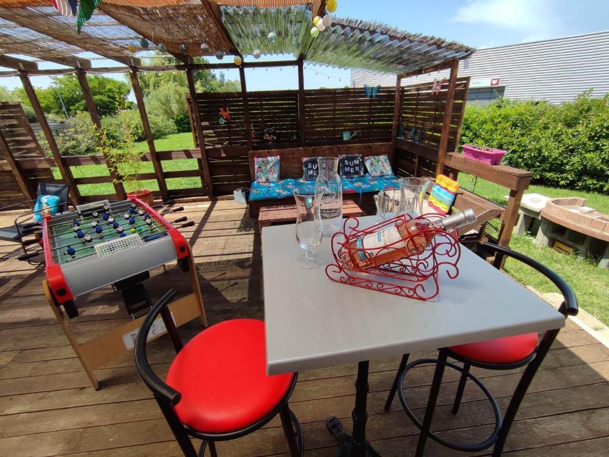cosy occitan villa renové independante terrasse jardin bien située Carcasona Exterior foto
